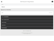 Tablet Screenshot of oldhouseinhoghollow.com